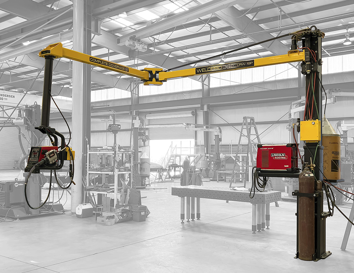 WeldPro 360 LRW 18P Mig Welding Arm Double Articulated Boom